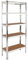 Étagère de Rangement à 5 Niveaux, Rayonnage Metallique, Capacité 875 KG, Planches Réglables, Style Industriel pour Garage Atelier Cuisine Salon (Argent, 30 x 70 x 150 cm)