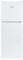 Willow WTM138W 138L Small Fridge Freezer with Adjustable Thermostat, Top Mount Slimline Fridge Freezer, Mark Proof Finish - White