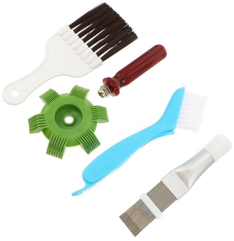Amosfun Ensemble Doutils De Nettoyage De Radiateur En Acier Inoxydable Pour Le Nettoyage De Lévaporateur Du Réfrigérateur