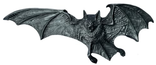 DRAGON DESIGNS TANSIDE LTD. Vampir-Gürtelschnalle mit Fledermaus-Motiv, grau, Einheitsgröße