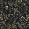 Fiula Blumentapete 44CMx10M Selbstklebende Tapete Blumen Blätter Vinyl Klebefolie Wasserdicht Wandschutzfolie Schlafzimmer Wohnzimmer Möbelfolie Wandtapete Klebetapete Schwarz Gold Dekorfolie Floral