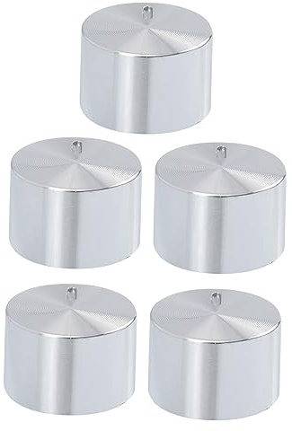 RORPOIR 5 Stück Gasherd Knopf Ersatz Herd Knöpfe Brenner Wählknopf Brenner Bedienknopf Herd Knopf Ersatz Metall Herd Knöpfe Ofen Knopf Elektroherd Knopf Herd Herd Bedienknopf
