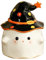 Pastoralist Mug Halloween, Tasse à café Halloween de 12 oz, Tasse fantôme White Halloween avec poignée et Chapeau Couvercle Mignon Tasse de café Ghostface pour Bureau à Domicile