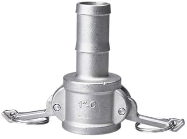 AQXYWQLL 1/2 3/4 1“ 304 Edelstahl Garten Sprinkler Camlock Fitting Adapter Barb Camlock Schnell Trennen for Schlauch pumpen Armaturen(C,3/4)