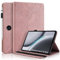 Succtopy Funda para Oneplus Pad 2 (2024) 12.1 Pulgadas Ultra Slim PU Protectora Tableta Cover con Función de Soporte Oneplus Pad 2 Carcasa con Soporte Pencil Oneplus Pad 2 (2024) 12.1 Oro Rosado