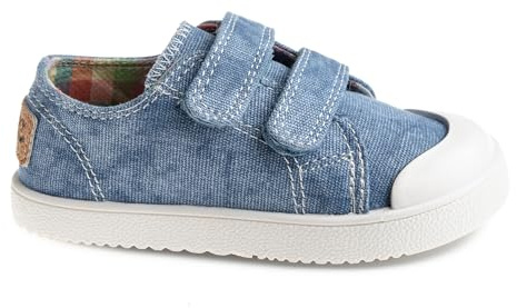 Pablosky Lona 980110, Zapatillas Unisex bebé, Azul, 22 EU Ancho