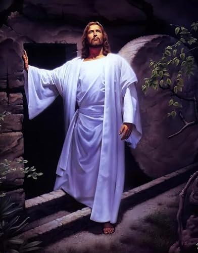 RUIYANMQ 1000 Pieces Jigsaw Puzzle Jesus Posters For Fun Adult Puzzle Toy Family Stress Reduction Games Qz730Yk