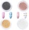Caviar Beads for Nail Art - 4 Jar Black Gold Silver Micro Beads 0.4mm Tiny Steel Balls 3D Charms Decorations Accessories