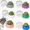 6 Stück Catnip Balls, Katzenminze Ball Wand, Katzenminze Wand, Bürsten Sie die Zähne Ihrer Katze und Schützen Sie Ihren Magen, Katzenleckspielzeug mit Katzenminze, Catnip Toys That Stick On Wall