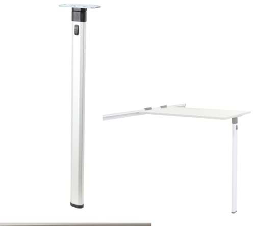 ATEdata Abnehmbares Tischbein und Gleitschiene für Wohnmobil Yacht 725cm | Zusammenklappbare Beine, Stabiles, Abnehmbares Tischbein, Wohnmobil Tischsockelhalterung