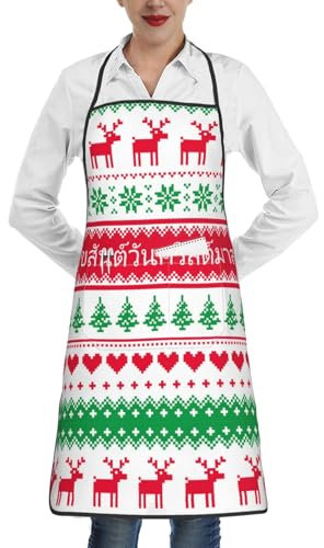 Anceky Buon Natale con i grembiuli da cucina thailandesi