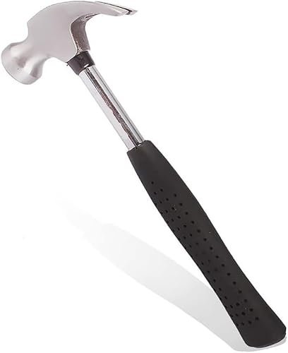 TLTLT Claw Hammers Mini Hammer 160mm 4oz Claw Hammer Rubber Handle Woodworking Craft Curved Head Hammer