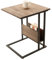 Industrial Living Beistelltisch – Tisch – Tisch mit Zeitschriftenhalter – Beistelltisch Metall mit Holz – Laptoptisch – Kaffeetisch – Beistelltisch - Walnuss - Schwarz