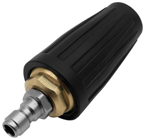 3000 PSI Turbo Nozzle for Pressure Washer, 1/4 Quick Connect Rotating Spray, Heavy-Duty Power Washer Nozzle for Concrete, Brick, and Outdoor Cleaning