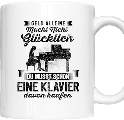 Klavier Tasse – Piano: Du musst schon ein Klavier haben, um mitzuspielen – Lustiges Geschenk für Klavierspieler
