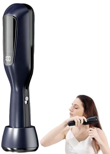 Spliss Entferner & Haarschneider mit Negative Ionen Technologie, USB Wiederaufladbar für Frizz Control & Gesundes Haar, Präzisionsschneider für Spliss & geschädigtes Haar (Blau)