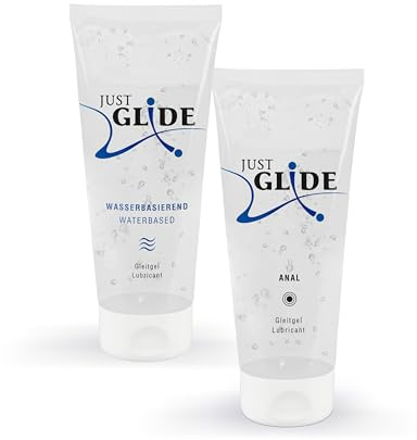 ORION Just Glide Bundle 2x 200 ml – hochwertiges Gleitmittel für intime Momente, wasserbasierte Formel, vegan und hautfreundlich, geeignet für Kondome und Toys, ideal für sanfte und intensive Anwendun
