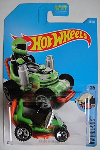 Hot Wheels, 2017 HW Ride-Ons, Grass Chomper Ride-On Lawnmower [Green] 45/365