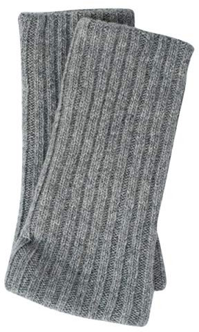 FosterNatur, Merino Armwärmer/Pulswärmer, 100% Wolle (Grau)