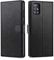 Focusor Kompatibel Mit Samsung Galaxy A71 Hülle - Leder Flip Case Ständer PU Brieftasche Schutzhülle Cover, Schwarz