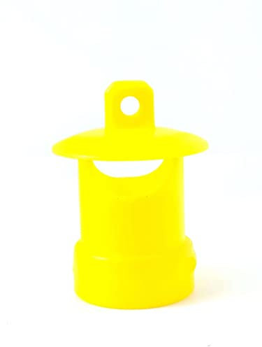 tappi trappola per insetti volanti gialli TAPPO GIALLO tappo trappola fai da te cappellotti gialli per bottiglie trappole per insetti della frutta tappi per catturare insetti (5 pezzi)