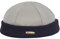 Sterkowski Leder Dockermütze Wintermütze Beanie 56 cm Grau