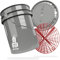 MAGIC BUCKET | Auto Handwäsche Bundle | Wascheimer mit passendem Eimer Deckel 5 US GALLONEN ca. 20 Liter | Mit Grit Guard Eimereinsatz Schmutzsieb | Waschset Grau/Rot