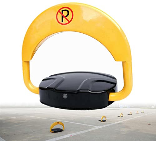 Parkplatzsperre Elektrisch Parkplatz Sperre Automatische Barriere Alarmierte Parkbügel mit fernbedienung, 2 x Schlüss
