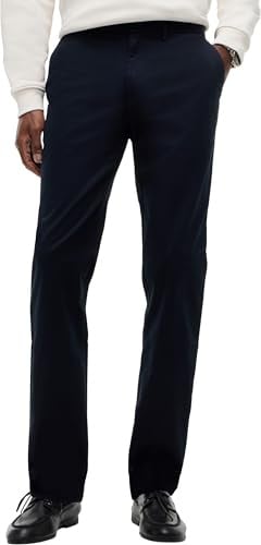 Tommy Hilfiger Herren Hose Core Denton 1985 Pima Cotton Chino, Blau (Desert Sky), 36W/36L