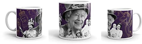 Tasse de la Reine Elizabeth II – Souvenir commémoratif de la Reine Elizabeth The Queen Souvenir souvenir de la Reine Elizabeth au fil des années 1926-2022