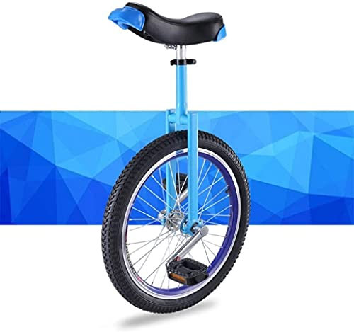 Einrad Fahrrad Einrad 16/18/20 Zoll Rad Einrad Kinder Erwachsene, Verstellbare Einräder Sitz Rutschfest Butyl Mountain-Reifen Laufrad Fahrrad, Sport Outdoor Unisex Anfänger Teen Mädchen Jungen Fi