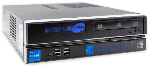 SIMPLETEK SFF Core i7 16 GB RAM 240 GB SSD 1 TB HDD 4 GB GPU GTX 1650 Windows 10 Pro | Seriell RS232 LPT (überholt)
