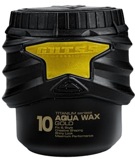 Gutss Aqua Wax Gold Haarwachs mit Glanz-Effekt, modellierend, 150 ml