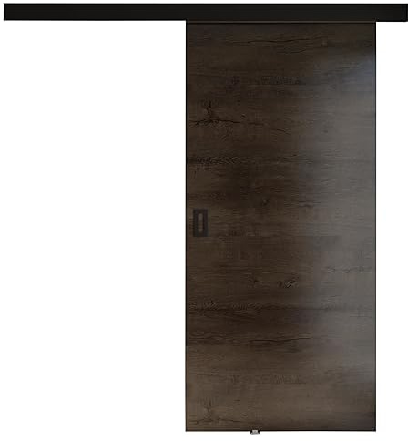 KIER FURNITURE Schiebetür Komplettset WERDI 100 - Innentüren Komplettset - Wohnzimmer Schiebetür - Modern Schiebetüren - Sliding Door - Tür Old Style 106x205x1,6 cm