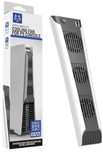 Ventilador de refrigeración la consola de juegos para PS5, silencioso radiador externo Turbo Cooler para PS5 accesorio de refrigeración