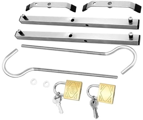 Honhoha Ladder Roof Rack Clamps - Heavy Duty Ladder Roof Rack Clamp - Ladder Accessory Lock, Lock Jaw Ladder Grip, Secure And Easy To Use For Van