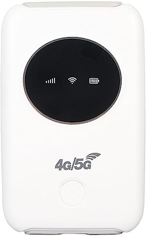 4G LTE USB WiFi Modem, 5G 300Mbps Desbloqueado Router WiFi Portátil, Conecta hasta 10 Dispositivos, Hotspot WiFi Móvil con Ranura para Tarjeta Sim, Soporta B1/2/3/5/7/8/20/40