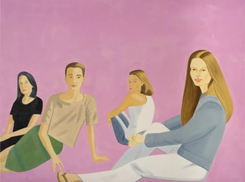 KEYGEM Berühmte Alex Katz Pop Art Wandkunst Poster Druck Wanddekoration 50x70cm Rahmenlos