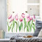 Wandtattoo Loft Fensterbilder Frühling mit Tulpen & Bienen Oster Motiv – A2 Bogen, Wiederverwendbar – Frühlingsdeko Fenster, Frühlingsbild Fenster, Fensterdeko Frühling, Fensterfolie Frühling