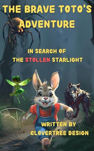 THE BRAVE RABBIT, TOTO'S ADVENTURE - IN SEARCH OF THE STOLEN STARLIGHT: picture book for kids, 8. 5 X 8.5 inches, 49 pages (English Edition)