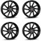 4x Borbet Felgen VTX 7.5x19 ET30 5x112 black glossy kompatibel mit Audi A3 A4 A5 A6 A8 Q2 Q3 Q5 RS Q3 S3 S4 S5 S6 S8 SQ2 SQ5 TT