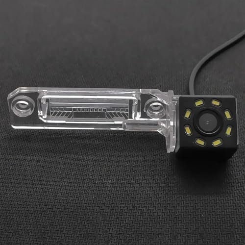 DZSYANJIASM Reverse Camera Kit Dynamic Trajectory Tracks Car Rear View Camera For VW For Jetta For Polo For Bora For Golf For Passat For B5 B6 Waterproof Night Vision(8 Lamp,Fixed)