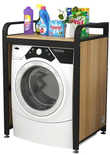 Ripiano per Bagno WC Indipendente Salvaspazio Kit impilabile per Lavatrice con Caricatore Frontale Asciugatrice A,73 * 62 * 105CM