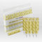 1 Pack of 10 Mini Ice Fountains with Gold Effect Flame | Ice Fountain Cake Decoration with Cake Spikes (1)