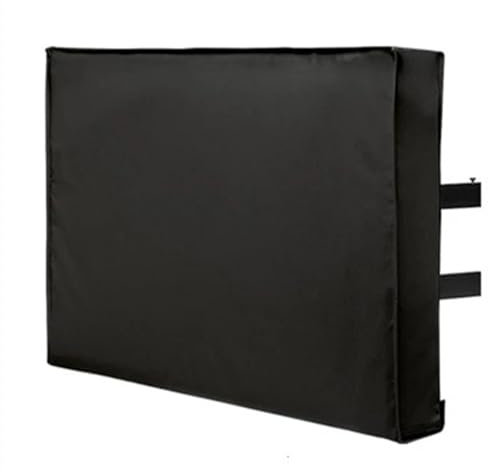 UALXPAO Cover De TelevisióN Al Aire Libre Cubierta de TV Impermeable al Aire Libre for Mover Protectores de Pantalla de TV de Caja de Pantalla Plana Exterior(Black,65-70inch)