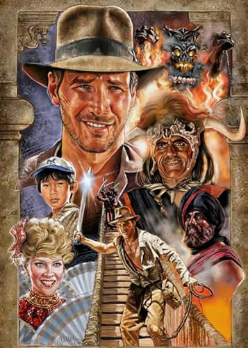 RUIYANMQ Jigsaw Puzzle 1000 Piece The Bad The Ugly Retro Film Posters for Adults Educational Toys Puzzles Qz339Yk