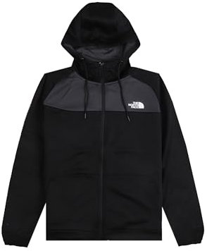The North Face Reaxion Fleece F/Z Hoodie Giacca di pile da uomo Tnf Black/Asphalt Grey XXL