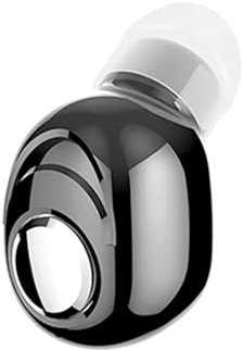 Impermeables Auricular Auriculares Bluetooth 5.0 Manos Libres Mini Auriculares para Teléfono Móvil Auriculares para IPhonees para Xiaomies Auricular Bluetooth(Black)