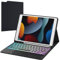Funda con teclado para iPad 9 Generación 10.2: Teclado retroiluminado de 3 zonas y 7 colores con trackpad - Teclado Español Ñ QWERTY Funda iPad 9ª Gen 2021/8ª Gen/7ª Gen (10,2 Pulgadas)/Air 3/Pro 10.5