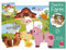 Goula - Magnetische Farm - Kinderspielzeug - Frühkindliche Entwicklung - Bildungs-Spiel - Bauernhoftiere - 12 magnetische Holztiere in 1, 2 oder 3 Teilen - 10 Vorlagenkarten - Ab 2 Jahren
